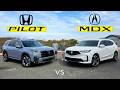 WORTH THE EXTRA MONEY?? -- 2026 Acura MDX vs. 2026 Honda Pilot: Comparison
