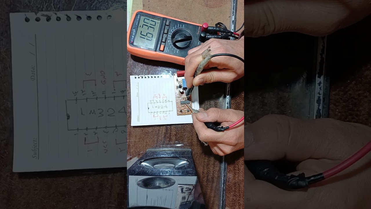 نحوه تست دقیق آیسی LM324