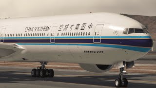 KSFO Landing丨B777-300ER丨ZGGG - KSFO丨China Southern Airlines