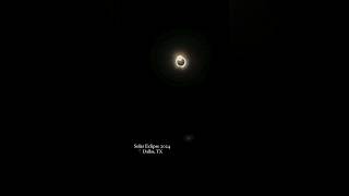 Total Solar Eclipse 2024! View from Griggs Park, Dallas, TX - line of totality 1:40pm#solareclipse