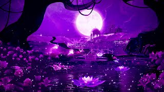 Magical Night 💜 Soft Calming Sleep Music 🎵 Peaceful Deep Sleeping screenshot 4