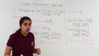 Class 12th – Numerical 3 on Properties of Inverse | Trigonometric Function | Tutorials Point Details