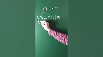 Почему 0,(9)=1?