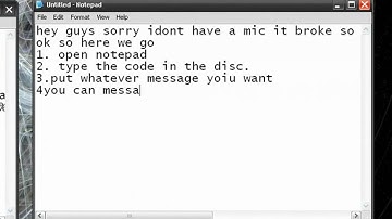 how to make the matrix effect in notepad