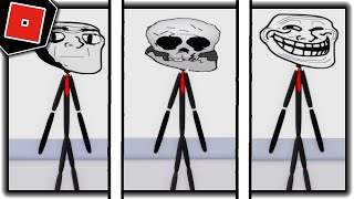 How to get TROLLFACE BECOMES UNCANNY BADGE in TROLL FACE RP - Roblox screenshot 1