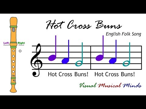 VMM Recorder Song 1: Hot Cross Buns