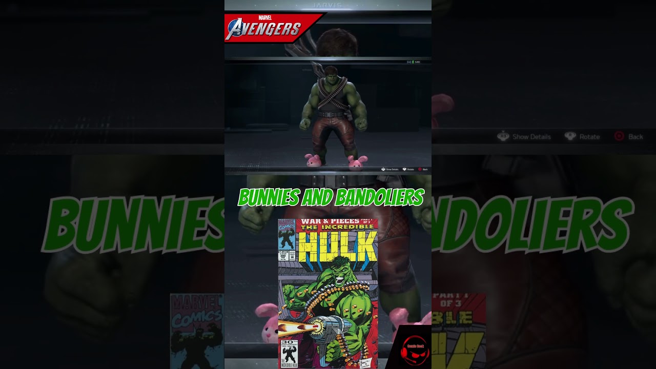 Hulk Comic Skins VS Comics in Marvel’s Avengers 