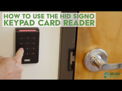 How To Use the HID Signo Keypad Card Reader | Brivo