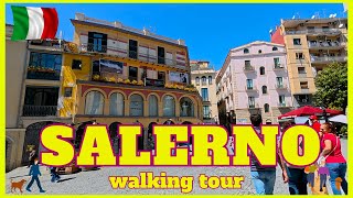 Salerno , Italy 2025 4K Walking Tour