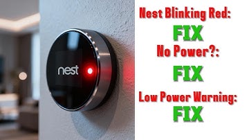 How To Fix Nest Thermostat Red Light Blinking: Easy Troubleshooting Guide: