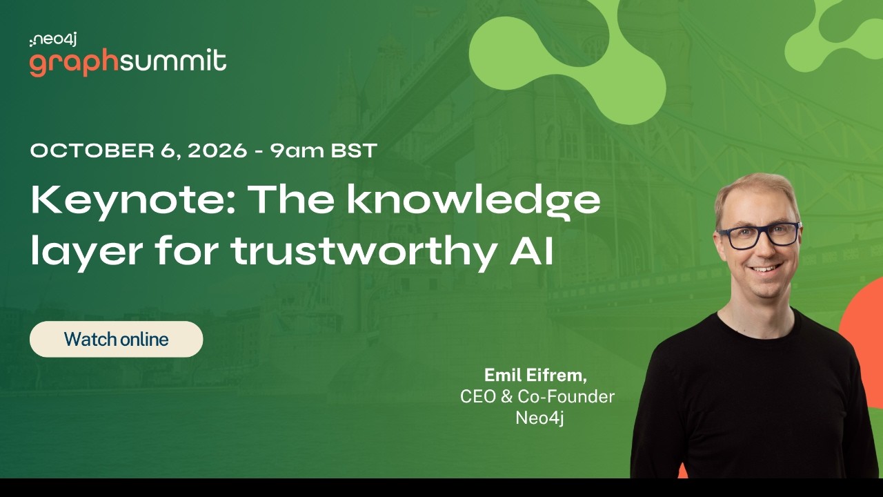 The Knowledge Layer for Trustworthy AI, Emil Eifrem
