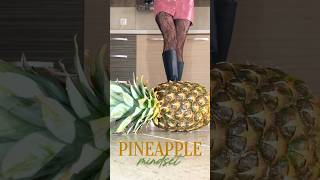Pea Vs. Pineapple Boots Crushing Food Oddly Satisfying Asmr