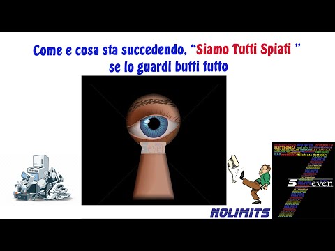 Come e Cosa sta Succedendo Siamo Tutti Spiati se lo Guardi butti tutto