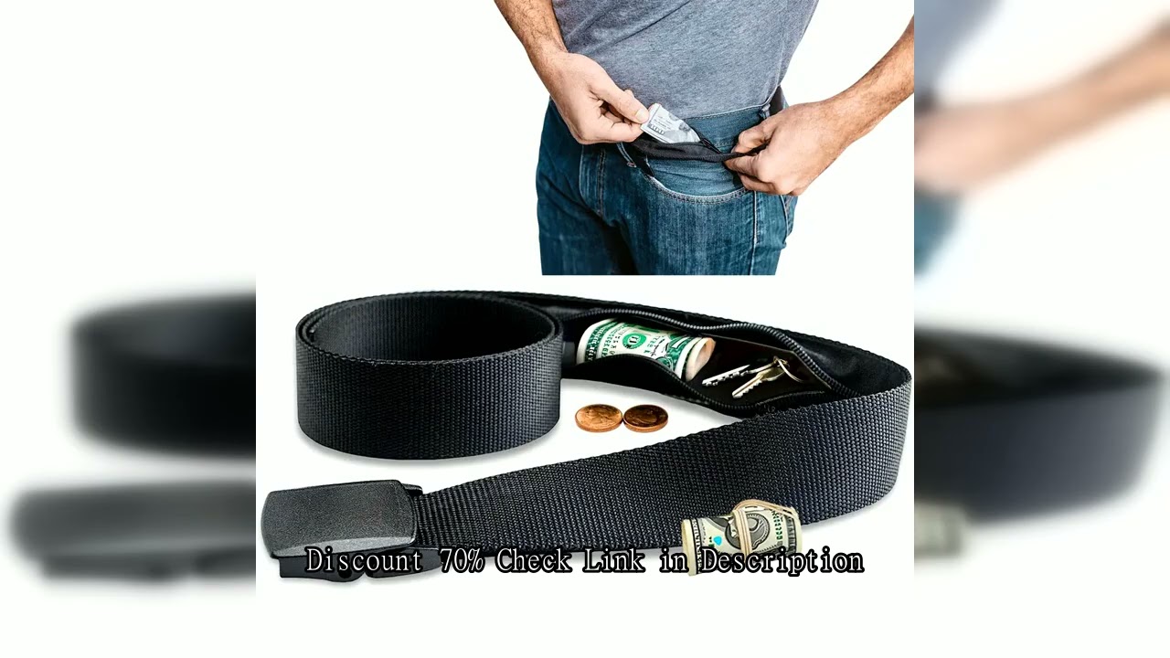 Travel Cash Anti Theft Belt Waist Bag Women Portable Hidden Money Strap Belt Wallet Waist Pack Men S