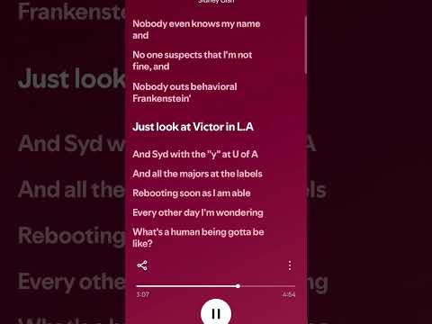 song name:imposter syndrome