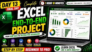 Excel End-to-End Project in Tamil 🔥 |  Professional Interactive Dashboard | Excel Complete Course 