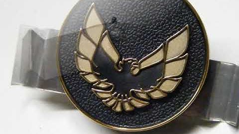 "How To" Install Power Window Crank Hole Emblems on a Trans Am