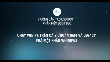 Tạo BOOT USB Bằng Phần Mềm TLC Boot Tích Hơp Win PE và Phá Pass Windows