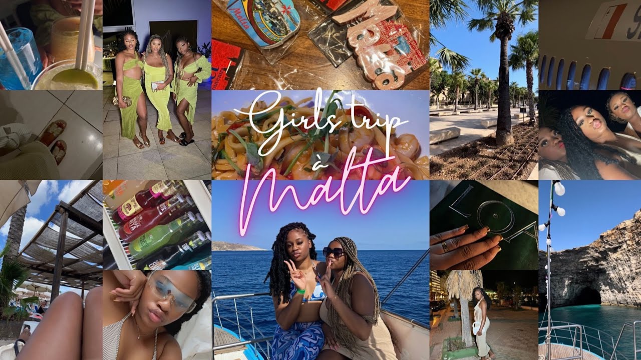 GIRLS TRIP 2022 À MALTE 🇲🇹🏝️🍸 WEEKLY VLOG #5