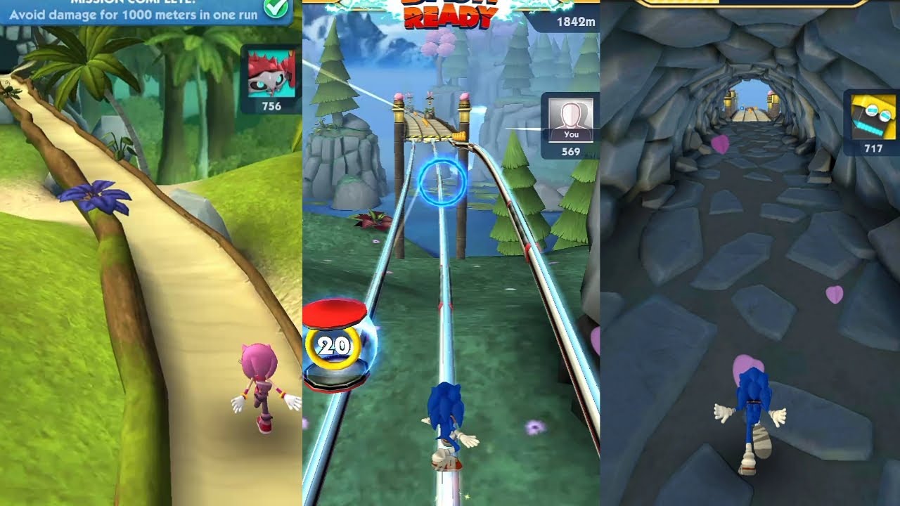 Sonic Dash 2-Sonic Boom All level gameplay android and ios game - YouTube