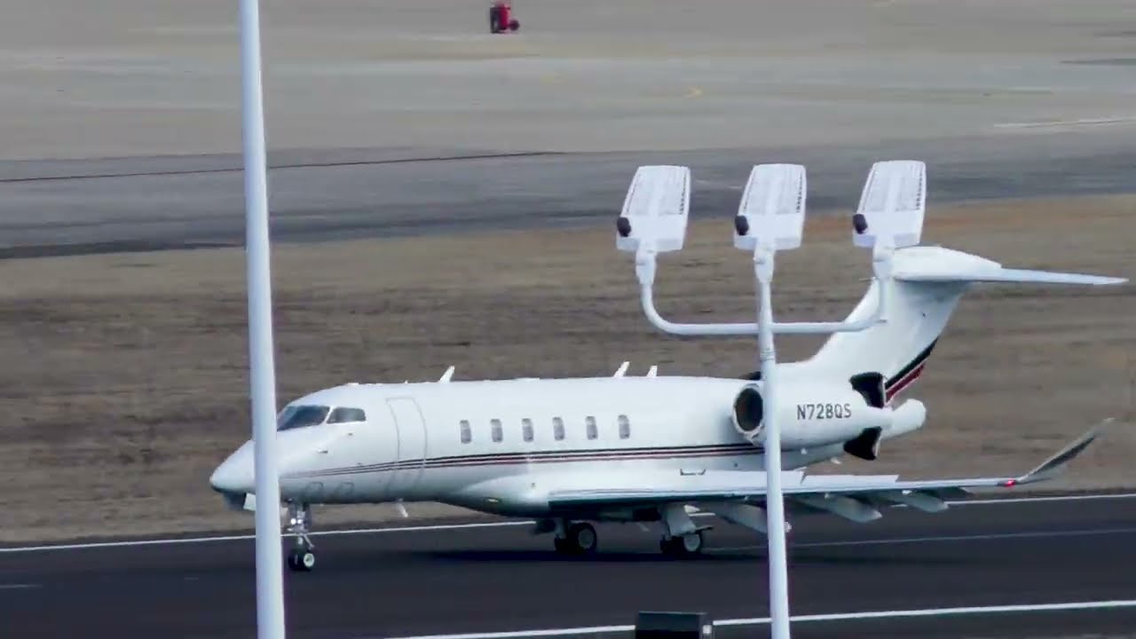 Netjets Bombardier Challenger 350 l Landing l N728QS