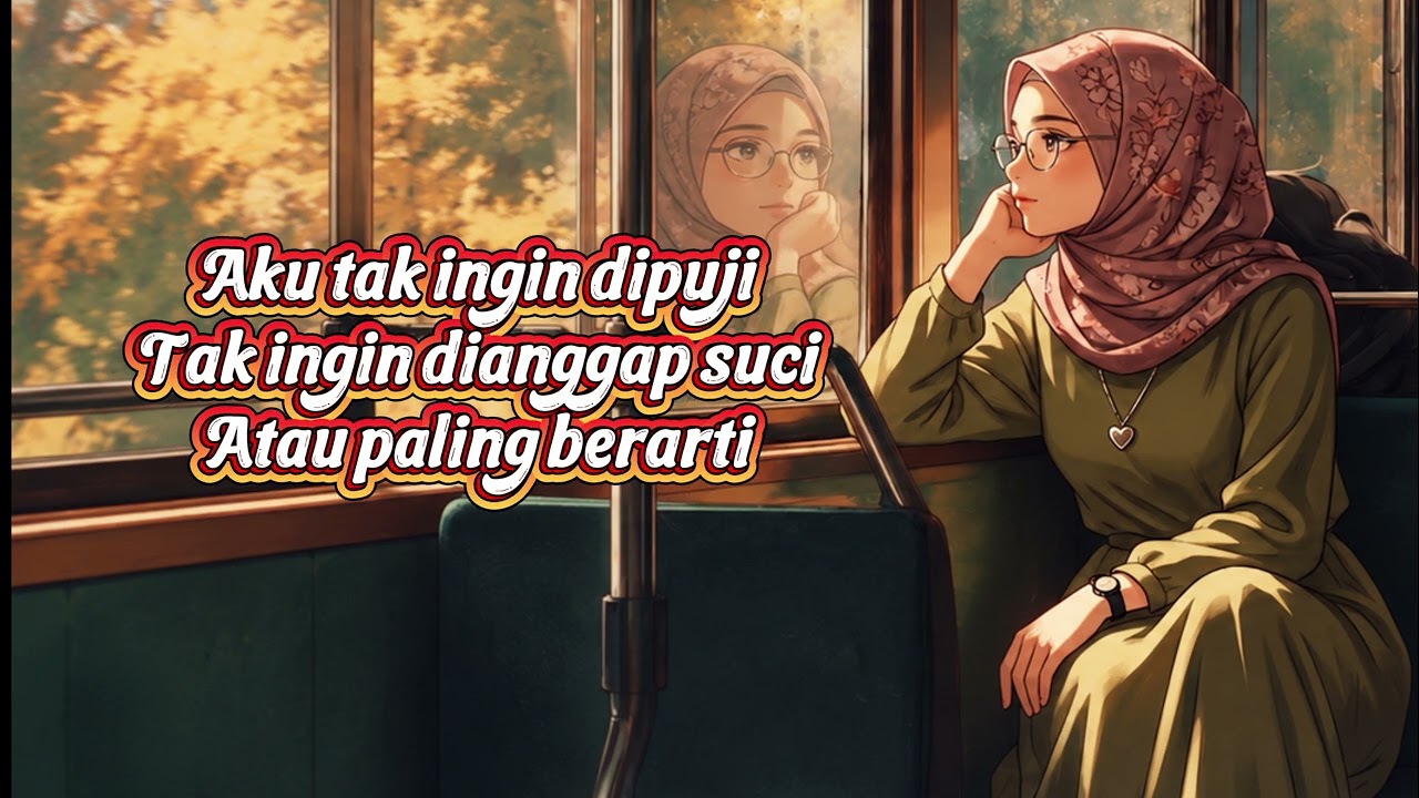 Cukup Allah Yang Tahu 💜💜 Laila Aesthetic / lirik lagu