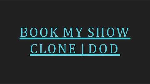 Readymade BookMyShow Clone Script - DOD IT Solutions