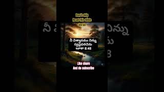 దేవునియందు విశ్వాసముంచుడి#bibleverses#bible#jesus#quotes#telugu#new#telugu#viralshorts#trending#new