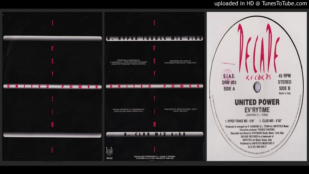 United Power – Ev'rytime (Club Mix – 1995)