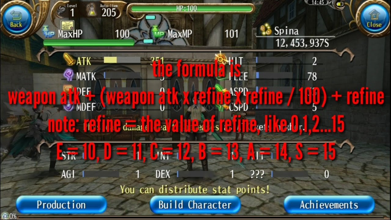 refine atk 2022 Update About Refine, How Refine Affect Your Atk? Calculate Your Attack with Refine Formula! - Toram Online
