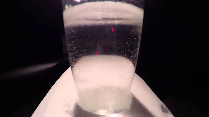 Water freezing time lapse