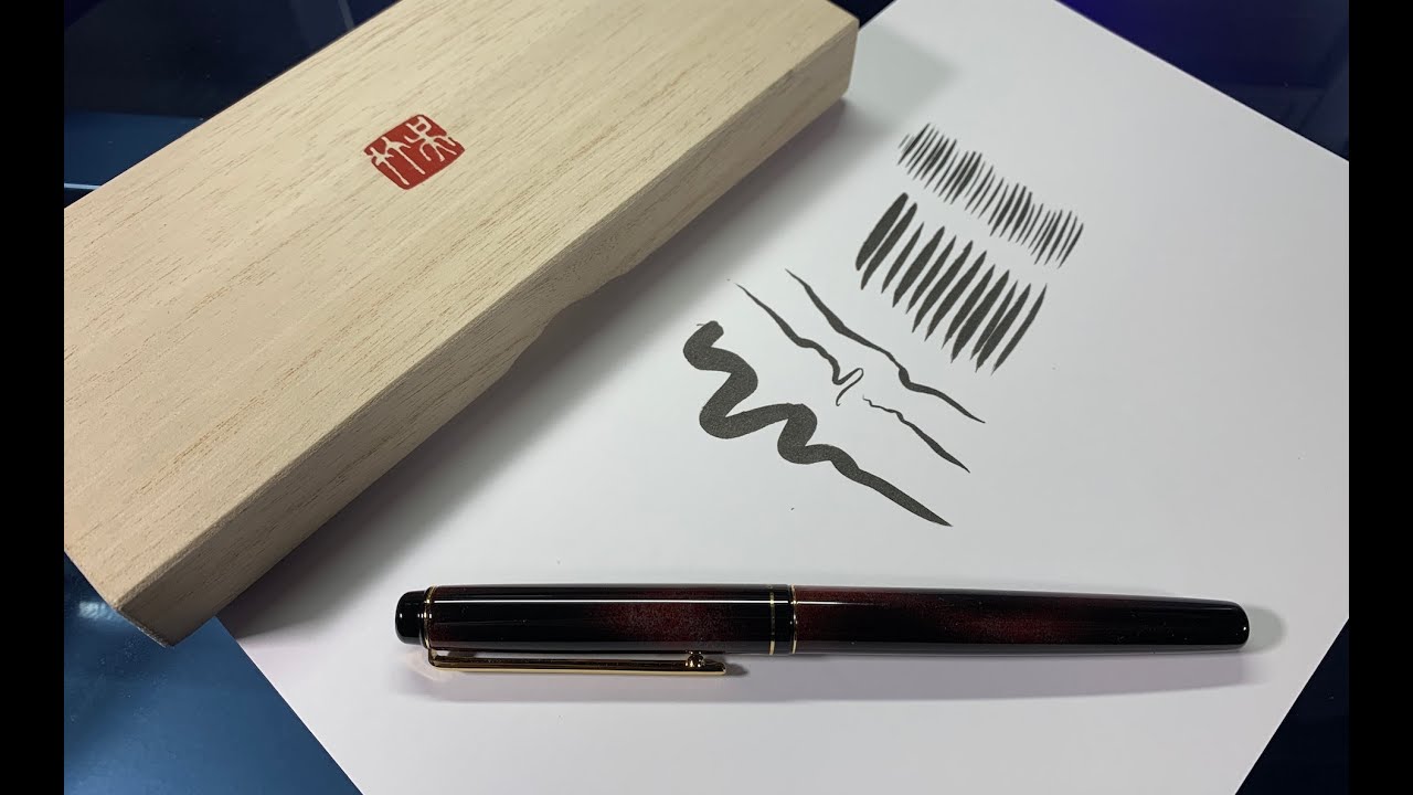 Kuretake No.50 Fountain Brush review by Turbo Volcano Part 1 YouTube