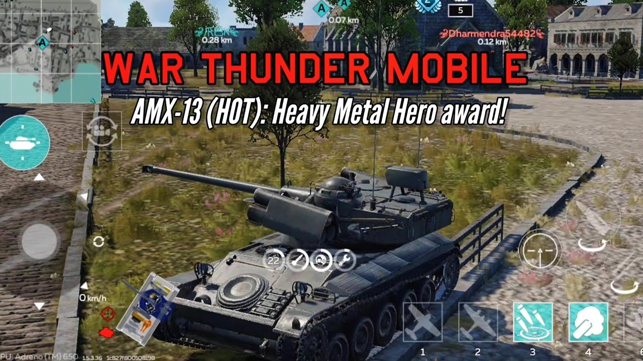 AMX-13 (HOT): Extremely fun tank to play! - War Thunder Mobile