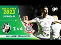 Vasco 2 x 4 corinthians  melhores momentos  36 rodada brasileiro 2023  geglobo