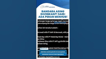 Izin Bandara Asing di Morowali?! Said Didu Semprot Menhub: Indonesia Digadaikan!