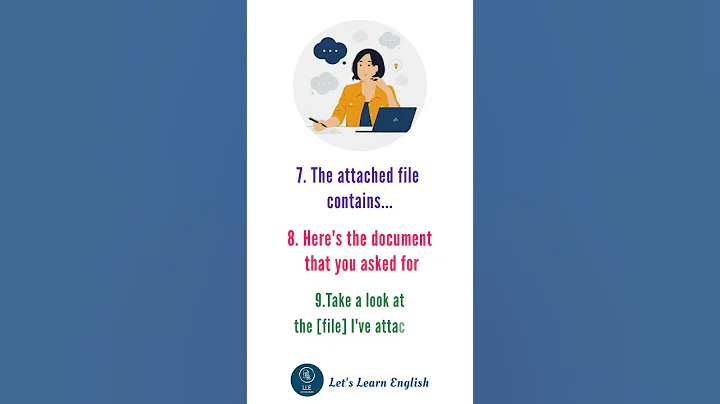 Useful E-MAIL phrases for attachment #lle