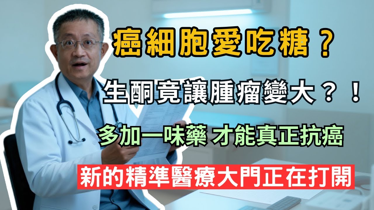 很多人以為「生酮＝餓死癌細胞」，但最新研究卻給出完全相反的結果。原來最難纏、最容易復發的癌細胞，竟然能把「酮體」當成高能燃料。這集我會用最簡單的方式，讓你知道：飲食與治療的關係，比我們想像的更關鍵。