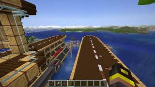 Double Autocannon Underslung Turret - Minecraft Create Clockwork - Carrier Airship