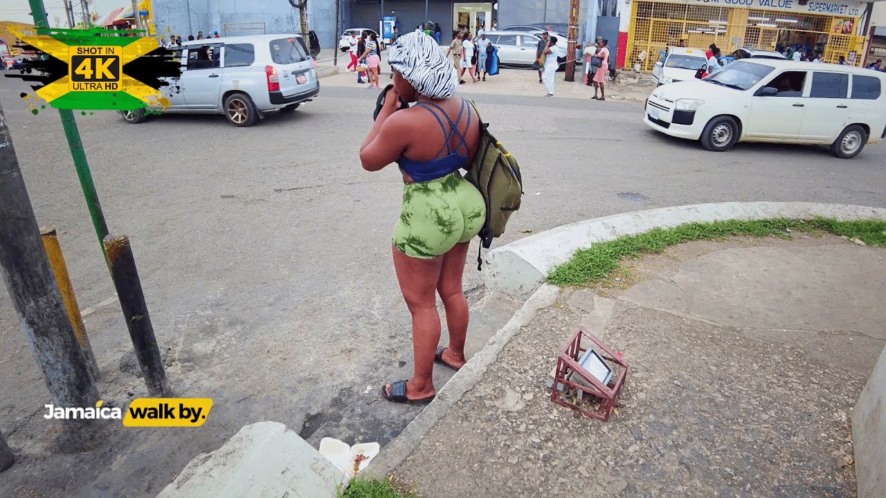 ✓3 Hours Sunny Day Walk in May Pen Town (Clarendon) Jamaica 🇯🇲| Relaxing Natural City ambience in 4k