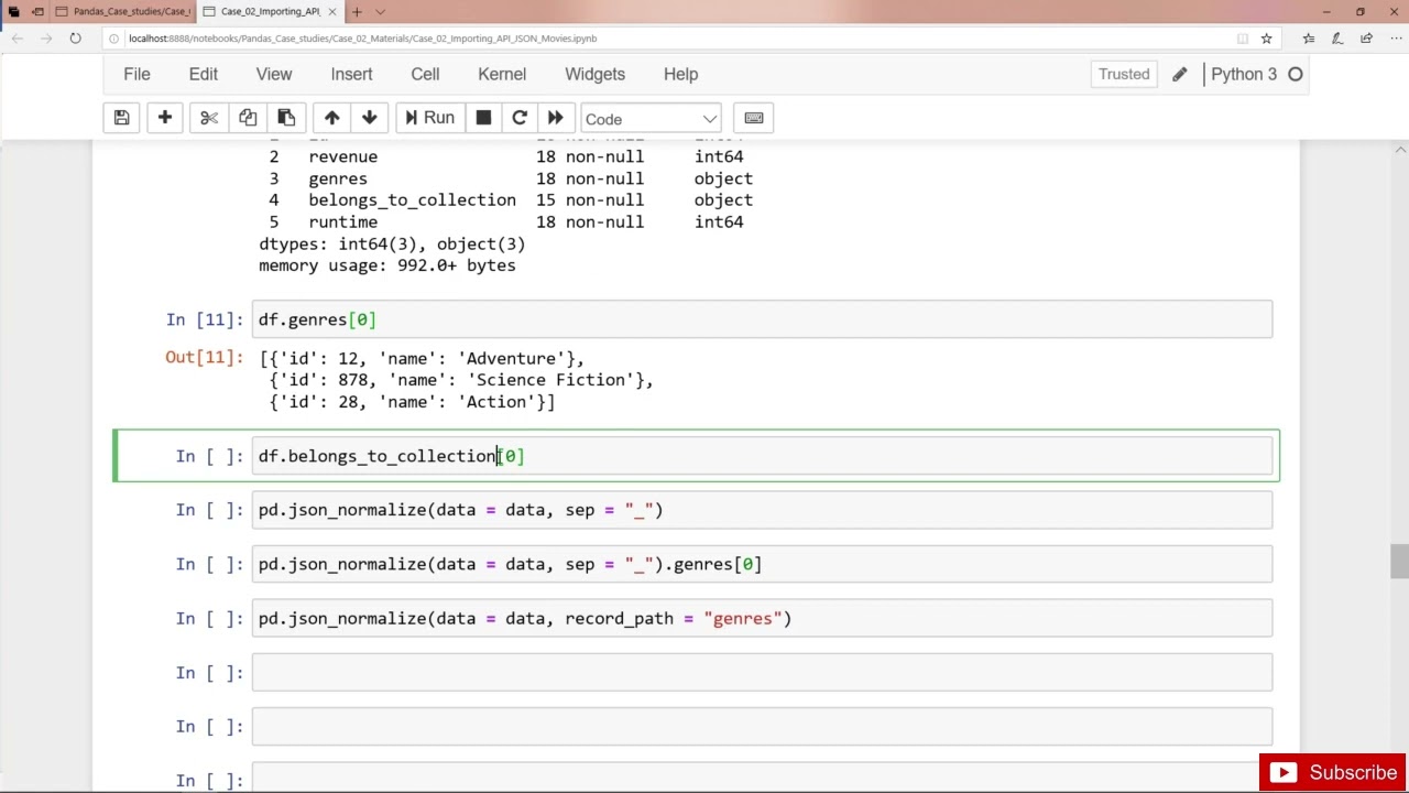 Importing Data from JSON Files || #anaconda #python #jupyterlab