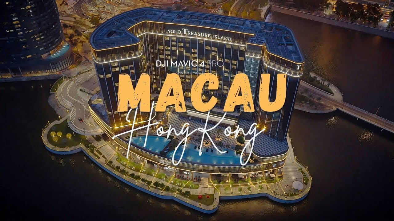 Macau at Night in 6K | DJI Mavic 4 Pro Cinematic Drone Footage | Hotel ...
