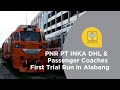 PNR PT INKA DHL & Passenger Coaches First Trial Run in Alabang Station - 1/6/2021 [Full Video]