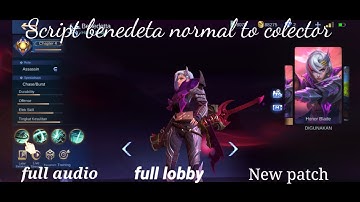 BARU BENEDETTA NORMAL SKIN TO COLLECTOR SKIN SCRIPT FULL VOICE/SOUND EFFECT NEW PATCH