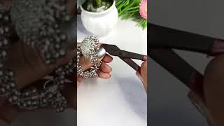 diy🔥 memory Wire  Trendy earrings tutorial #craft #shorts #ytshorts #shortsviral