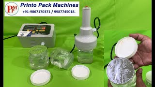 Manual Induction sealing machine | Foil sealing machine | Liquid jar sealing machine | Low cost