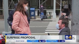 Nurse gets engaged during surprise proposal