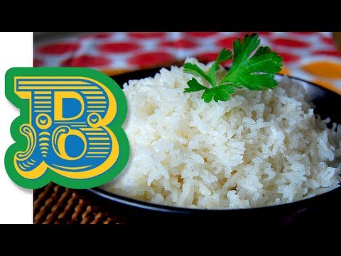 Plain white rice the Brazilian way