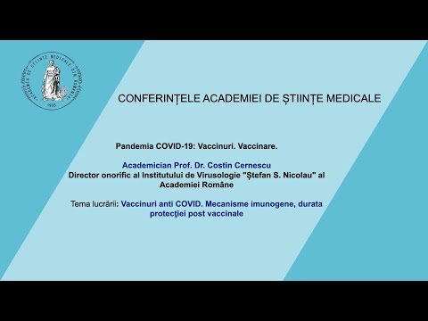 Vaccinuri anti COVID. Mecanisme imunogene, durata protecţiei post vaccinale