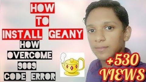 HOW TO SOLVE (9009) CODE ERROR | IN WINDOWS | IN GEANY | 100 % WORKING | TT TECH TIPS AND TRICKS |