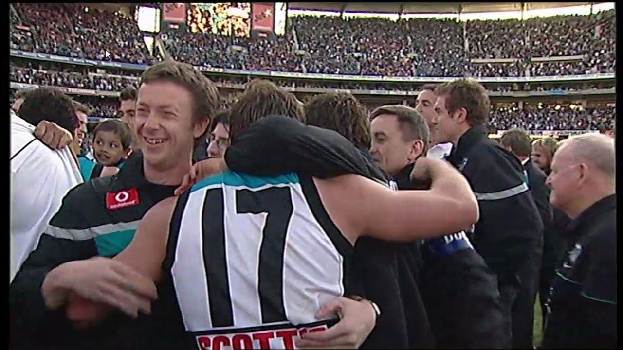 2004 AFL Grand Final post match Port Adelaide VS Brisbane Lions Warren Tredrea YouTube